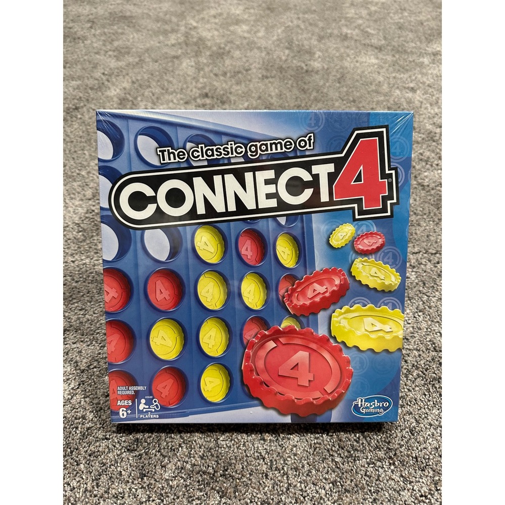 Board Game Hasbro Gaming Connect 4 Kids Blue New Factory Sealed Strategy OS